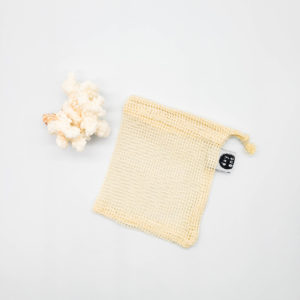 Cotton Mesh Soap Bag