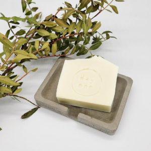 Rectangle Handmade Concrete / Cement Draining Soap Dish