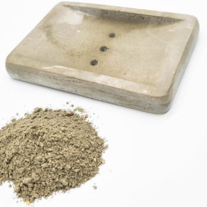 Rectangle Handmade Concrete / Cement Draining Soap Dish