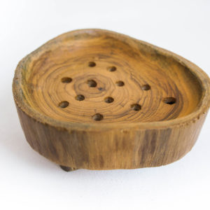 Unique Handmade Solid Wood Soap Dish