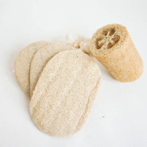 Natural Luffa Exfoliating Sponge Pad