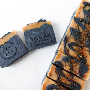 Natural Handmade Activated charcoal Face Body Soap