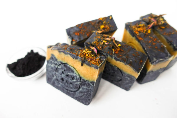 Natural Handmade Activated charcoal Face Body Soap