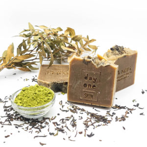 100% Natural Handmade Matcha Green Tea with Tea Tree Oil Face Body Soap /Shampoo Bar