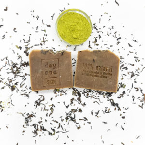 100% Natural Handmade Matcha Green Tea with Tea Tree Oil Face Body Soap /Shampoo Bar